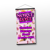 mini banner 33cm x 70cm