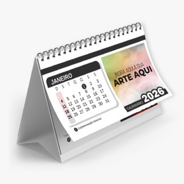 Calendário de Mesa com Wire-O | 11x15cm | 6 Lâminas - 4/4