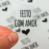 Adesivos Transparentes 3x3 cm – 900 unid