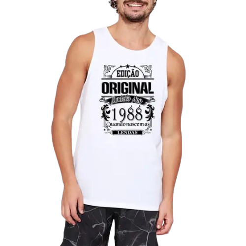 Camiseta Regata | Estampa A4