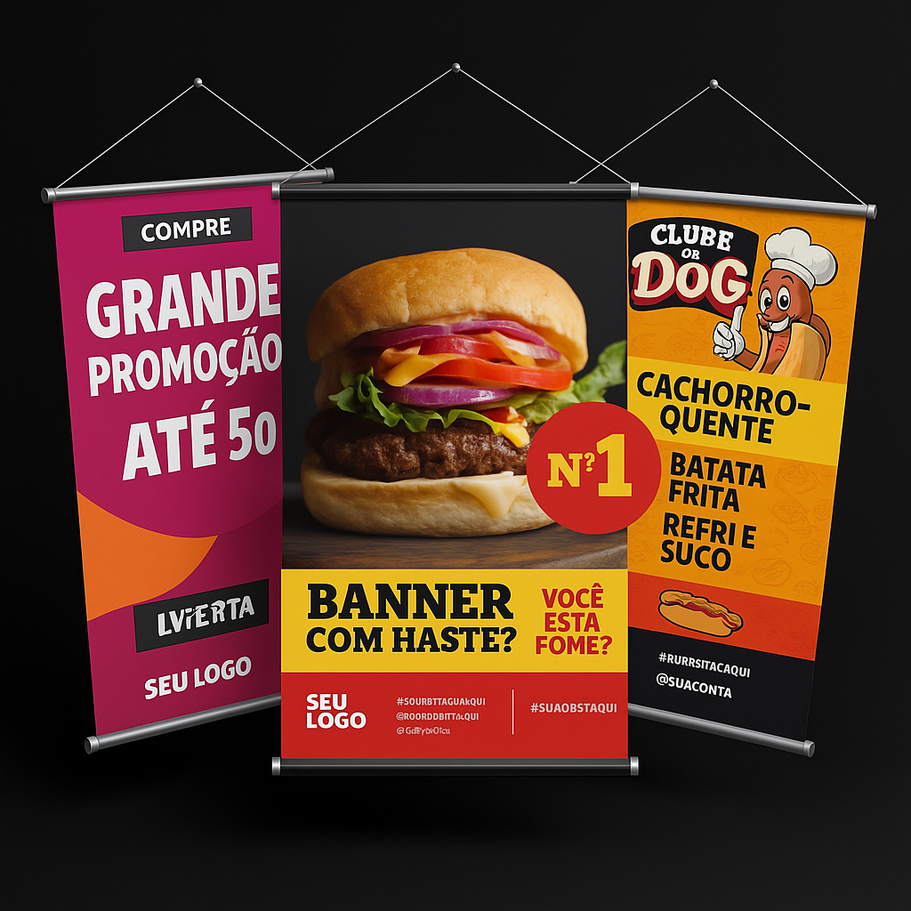 BANNER LONA 60cm x 90cm