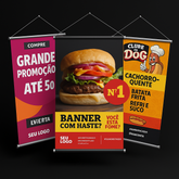BANNER LONA 50cm x 120cm