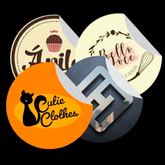 1300 Adesivos 3x3cm - Corte Personalizado