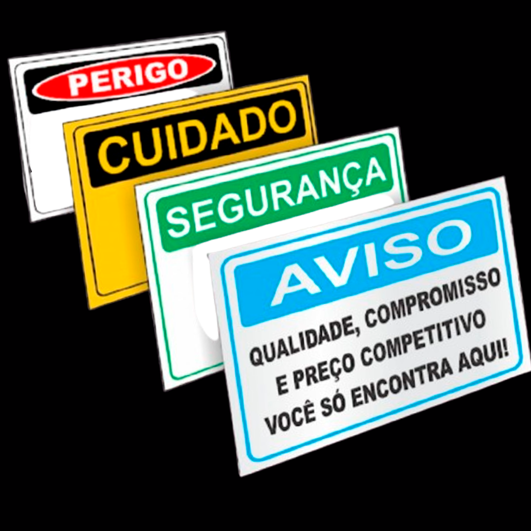 placa pvc (60cm x 40cm)